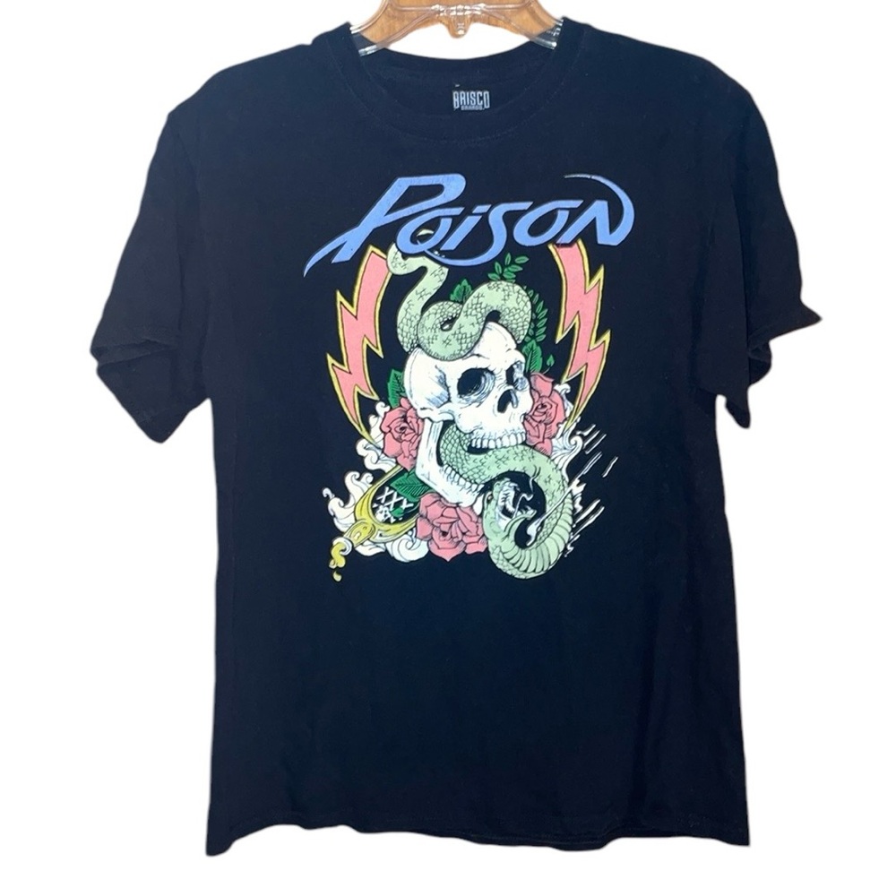 •BRISCO•"POISON" 2022 TOUR GRAPHIC BAND TEE SIZE MEDIUM